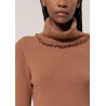 KNITTED TURTLENECK SWEATER BLACK