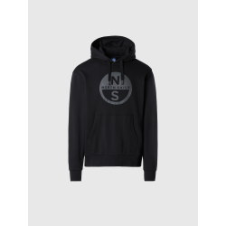 HOODED SWEATSHIRT W/GRAPHIC BLACK