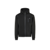 HOODED FULL ZIP SWEATSHIRT W/POCKET BLACK