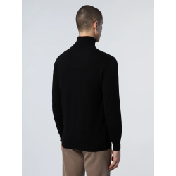 TURTLE NECK 12GG KNITWEAR BLACK