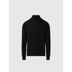 TURTLE NECK 12GG KNITWEAR BLACK